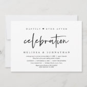 Invitation Mariage Elopement, Moderne, Heureux toujours après (Devant)