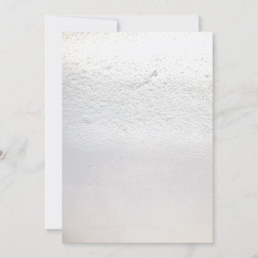 Invitation Mariage en bois gris clair rustique (Dos)