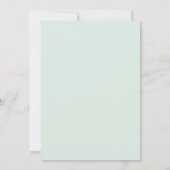 Invitation Mariage en feuille d'argent acier (Dos)