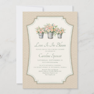 Invitation Mariage en Fleur : Baby Shower