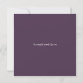 Invitation Mariage en forêt avec des lumières de fée éthérées (Dos)
