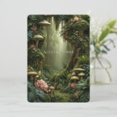 Invitation Mariage en Forêt Enchantée (Debout devant)