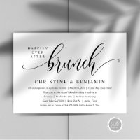 Mariage en fuite brunch, scénario moderne