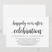 Invitation Mariage en fuite, Célébration de bonheur éternel (Devant / Derrière)