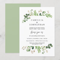 Mariage en fuite, conceptions de jardin de verdure