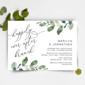 Invitation Mariage en fuite de verdure Party Brunch Heureux à