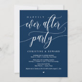 Invitation Mariage en fuite, fête de bonheur éternel (Devant)