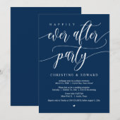 Invitation Mariage en fuite, fête de bonheur éternel (Devant / Derrière)