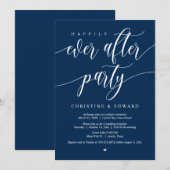 Invitation Mariage en fuite, fête de bonheur éternel (Devant / Derrière)