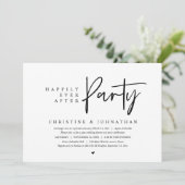 Invitation Mariage en fuite, fête de bonheur éternel (Debout devant)