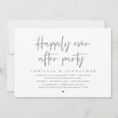 Invitation Mariage en fuite, fête de bonheur éternel (Devant)