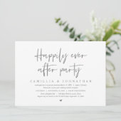 Invitation Mariage en fuite, fête de bonheur éternel (Debout devant)