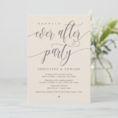 Invitation Mariage en fuite, fête de bonheur éternel (Debout devant)