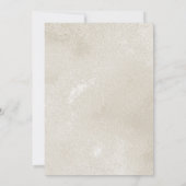 Invitation Mariage en ivoire et dentelle blanche (Dos)