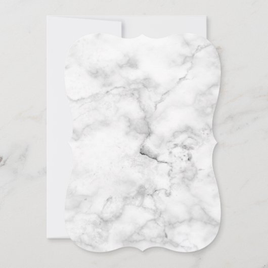 Invitation Mariage en marbre gris et violet de prune foncée (Dos)