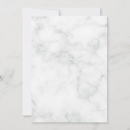 Invitation Mariage en marbre rose fleuri Sakura Cherry Blosso (Dos)