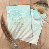 Invitation Mariage en mousse de mer ID837