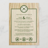 Invitation Mariage en pleine nature & Glamping (Devant)