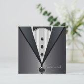 Invitation Mariage en tenue de soirée (Debout devant)