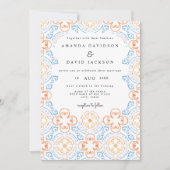 Invitation Mariage en terre cuite du Boho Desert Morroccan (Devant)