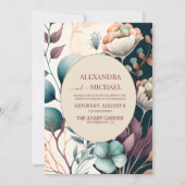 Invitation Mariage en terre cuite Retro Vintage Sixties (Devant)