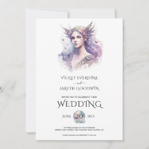 Invitation Mariage enchanté