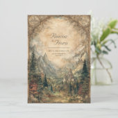 Invitation Mariage enchanté du château de Mystic Valley (Debout devant)