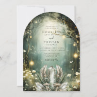 Mariage Enchanted Crystal Forest Arch