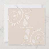 Invitation Mariage Enchanted Forêt d'automne (Dos)