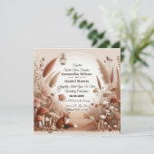 Invitation Mariage Enchanted Forêt d'automne (Debout devant)