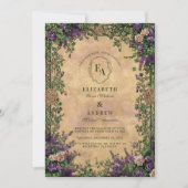 Invitation Mariage Enchanted Ivy Garden (Devant)