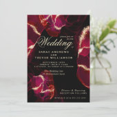 Invitation Mariage | Encre d'alcool gras (Debout devant)