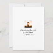 Invitation Mariage Enregistrer la date 2 Photos Joli Script P (Dos)