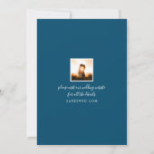 Invitation Mariage Enregistrer la date 2 Photos Joli Script P (Dos)