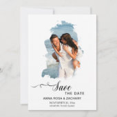 Invitation *~* MARIAGE ENREGISTRER LA DATE - AR6 Website QR P (Devant)