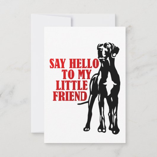 Invitation mariage enregistrer la date grand dane (Dos)