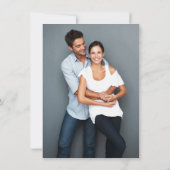 Invitation MARIAGE ENREGISTRER LA DATE simple mignon brindill (Dos)