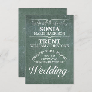 Invitation Mariage enseignant de tableau de bord