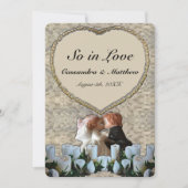 Invitation Mariage espagnol d'une mariée blanche (Devant)