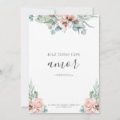 Invitation Mariage espagnol Katrina Invitación Boda Catolica (Dos)