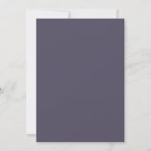 Invitation Mariage espagnol Purple Grey Elegant Boda (Dos)