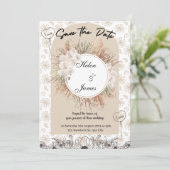 Invitation mariage esthétique cool (Debout devant)