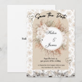 Invitation mariage esthétique cool (Devant / Derrière)