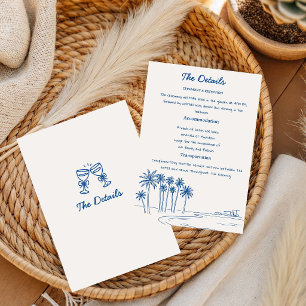 Invitation Mariage Estival Romantique Minimaliste et Fantaisi