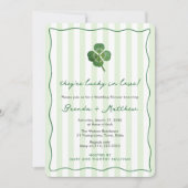 Invitation Mariage et Fête de Fiançailles St Patrick Moderne  (Devant)