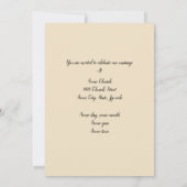 Invitation Mariage Eternal Embrace (Dos)