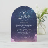 Invitation Mariage étoilé (Debout devant)