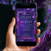 Invitation Mariage | Étonnant feuillage Tropical Néon