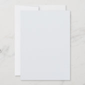 Invitation Mariage Eucalyptus Argent Glacé (Dos)