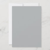 Invitation Mariage Eucalyptus au feuillage gris acier (Dos)